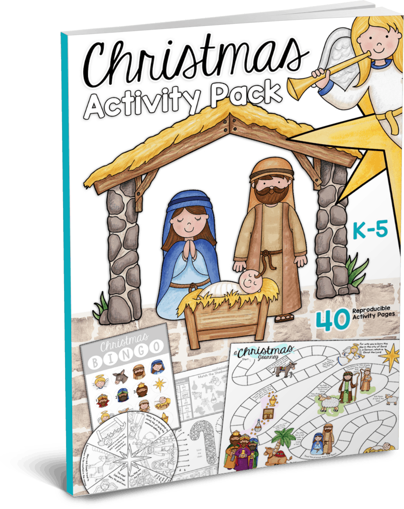 christmas bible printables - christian preschool printables